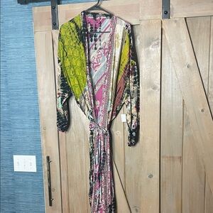 Multicolor Women's Robe